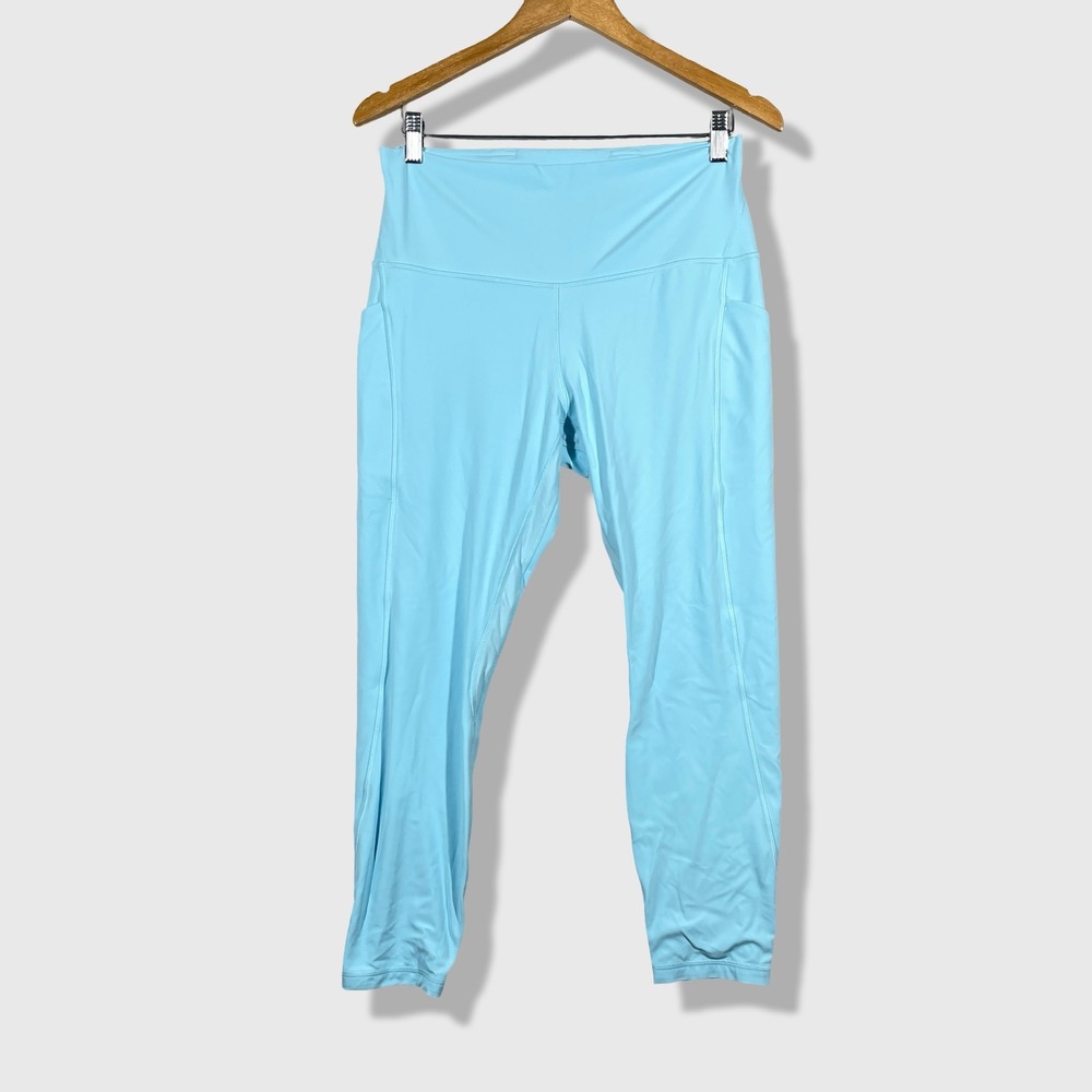 Lululemon Align High-Rise Pant with Pockets Women 12 Blue Yoga Athleisure